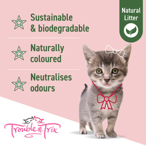 Trouble & Trix Cat Tofu Cherry Blossom Cat Litter