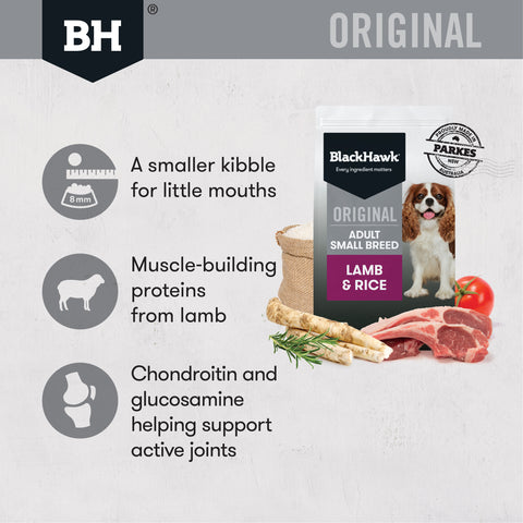 Black Hawk Adult Dog Small Breed Lamb & Rice