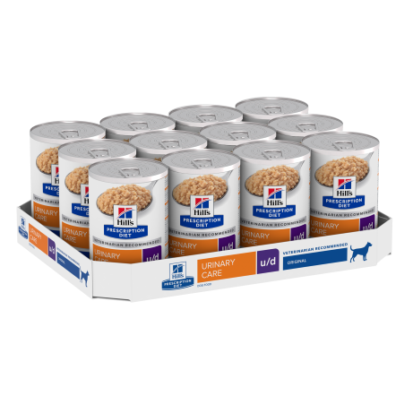 Hill's Prescription Diet u/d Urinary Care Canned Dog Food 370g x 12 Tray