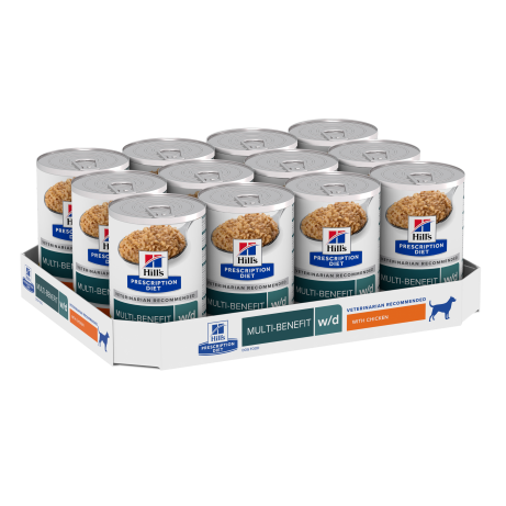 Hill's Prescription Diet w/d Multi-Benefit Canned Dog Food 370g x 12 Tray