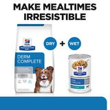 Hill's Prescription Diet Derm Complete Environmental & Food Sensitivities Dog Food 370g Can