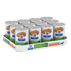 Hill's Prescription Diet Metabolic Weight Loss & Maintenance Dog Food 370g x 12 Tray