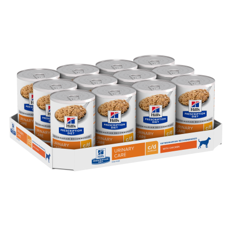 Hill's Prescription Diet c/d Multicare Urinary Care Canned Dog Food 370g x 12 Tray