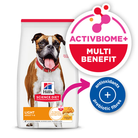 Hill's Science Diet Adult Light Dry Dog Food 12kg