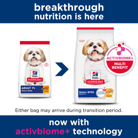 Hill's Science Diet Adult 7+ Small Bites Senior Dry Dog Food 2kg