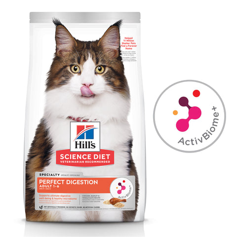 Hill's Science Diet Feline Perfect Digestion Adult Dry Food 1.59kg