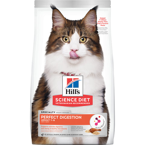 Hill's Science Diet Feline Perfect Digestion Adult Dry Food 1.59kg