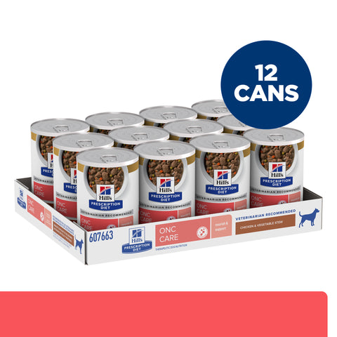 Hill's Prescription Diet ONC Care Dog Chicken & Vegetable Stew 354gm Can