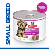 Hill's Science Diet Adult Small & Mini with Beef Wet Dog Food 200g x 12 tray