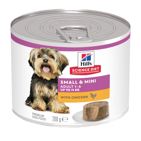 Hill's Science Diet Adult Small & Mini with Chicken Wet Dog Food 200g x 12 tray