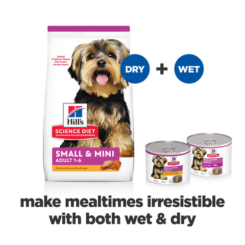 Hill's Science Diet Adult Small & Mini with Chicken Wet Dog Food 200g x 12 tray