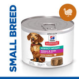 Hill's Science Diet Adult Small & Mini Perfect Weight Dog Food with Turkey 200g can