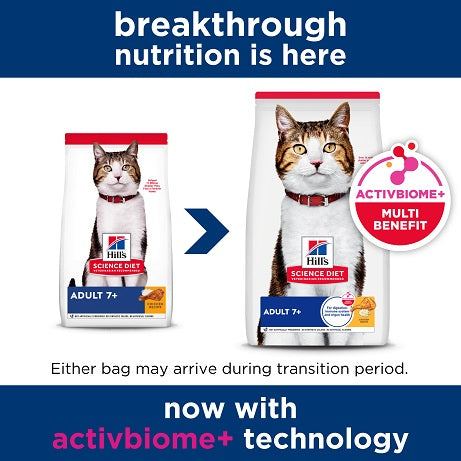 Hill's Science Diet Feline Adult 7+ Senior Dry Food