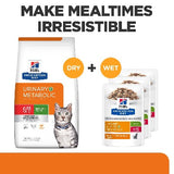 Hill's Prescription Diet c/d Multicare Stress Urinary Care + Metabolic Weight Cat Food Pouches