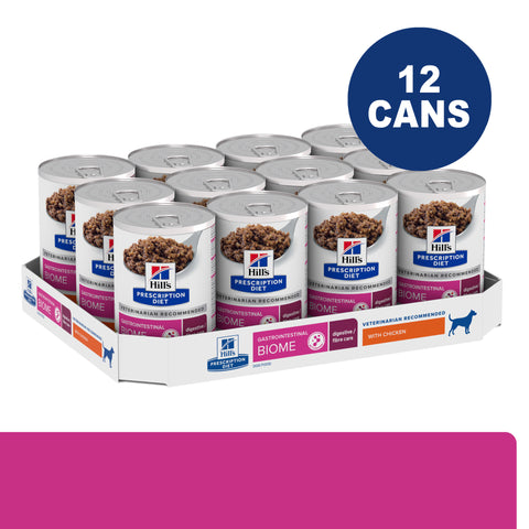 Hill's Prescription Diet Gastrointestinal Biome Digestive/Fibre Care Canned Dog Food 370g
