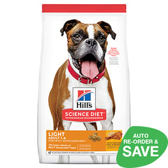 Hill's Science Diet Adult Light Dry Dog Food 12kg