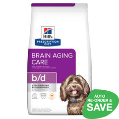Hill's Prescription Diet b/d Brain Aging Care Dry Dog Food 7.98kg - Out of Stock
