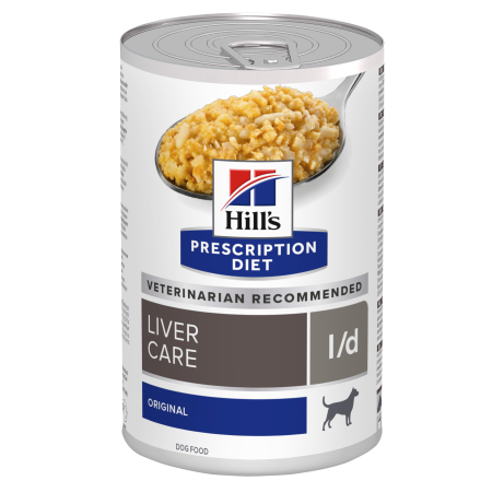 Hill's Prescription Diet l/d Liver Care Dog Food 370g x 12 Tray (New Formula)