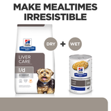 Hill's Prescription Diet l/d Liver Care Dog Food 370g x 12 Tray (New Formula)