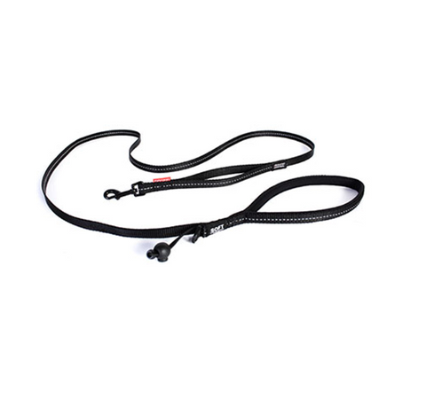 EzyDog Leash Soft Trainer Lite 12mm Black