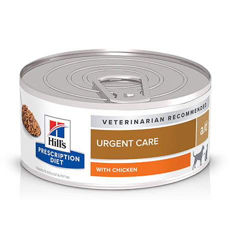 Hill's Prescription Diet Canine and Feline a/d Urgent Care 156g x 24 Tray