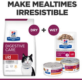 Hill's Prescription Diet i/d Digestive Care Chicken Cat Food Pouches 12x85g