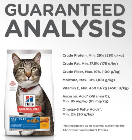 Hill's Science Diet Feline Adult Oral Care Dry Food