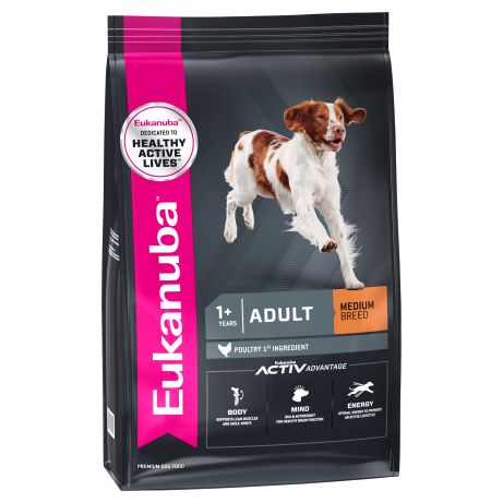 Eukanuba Adult Medium Breed Dry Dog Food 15kg