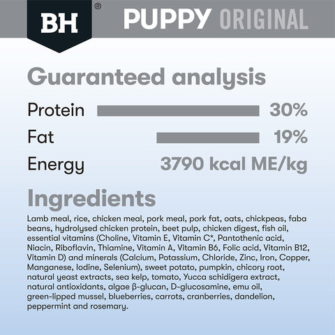 Black Hawk Puppy Food for Medium Breeds – Original Lamb & Rice 10kg