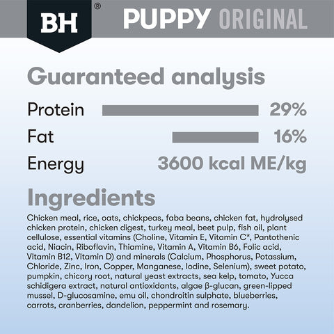 Black Hawk Puppy Food for Large Breeds – Original Chicken & Rice 20kg