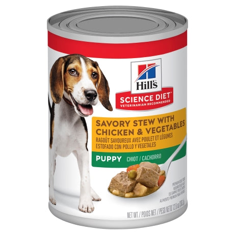 Hill's Science Diet Puppy Savory Stew with Chicken & Vegetables 363g x 12 Tray