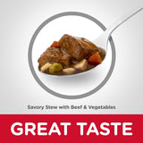 Hill's Science Diet Adult Savory Stew Beef & Vegetables Canned Wet Dog Food 363g x 12 Tray