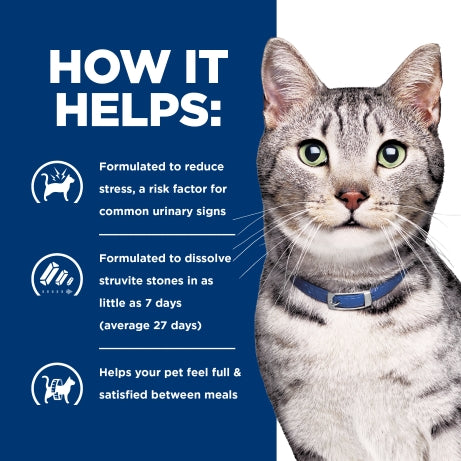 Hill's Prescription Diet c/d Multicare Stress + Metabolic + Urinary Weight Care Dry Cat Food Chicken 2.88kg