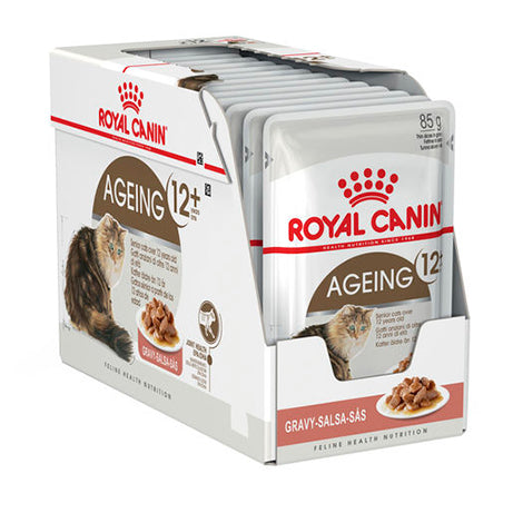 Royal Canin Cat Ageing+12 (in Gravy) 85g x 12 Sachets