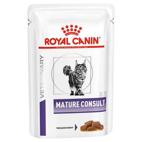 Royal Canin Mature Consult Feline Wet (in Gravy) 85g x 12 Sachets