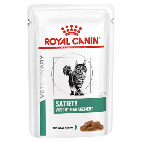 Royal Canin Feline Satiety Weight Management (in Gravy) 85g x 12 Sachets