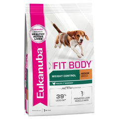 Eukanuba™ Adult Fit Body Medium Breed Dry Dog Food 15kg