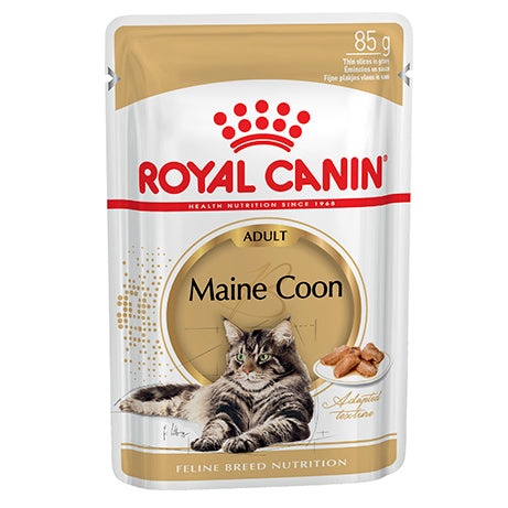 Royal Canin Maine Coon (in Gravy) 85g x 12 Sachets