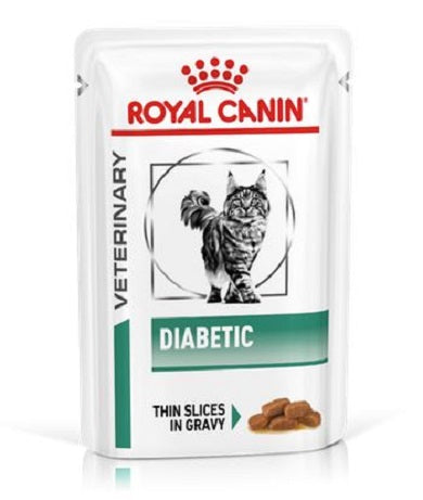 Royal Canin Cat Diabetic Sachets (in Gravy) 12 x 85g Sachets