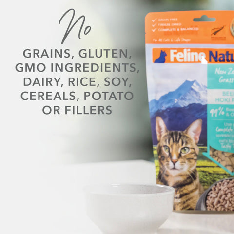 Feline Natural Beef and Hoki Feast 320g