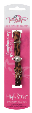 Trouble & Trix Cat Collar High Street - Safari Leopard Pet Accessories