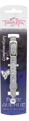 Trouble & Trix Cat Collar Park Ave - Silver Stars Pet Accessories