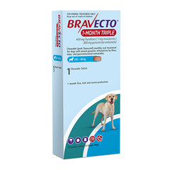Bravecto 1 Month Triple Chew For Large Dog 20 to 40kg