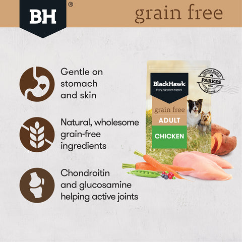 Black Hawk Adult Dog Grain Free Chicken