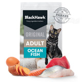 Black Hawk Adult Cat Ocean Fish 4kg + FREE Variety Pack