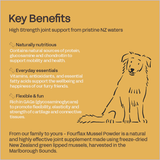 FOURFLAX Canine Mussel Powder 150g