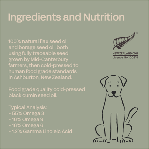 FOURFLAX Canine Skin & Coat Oil