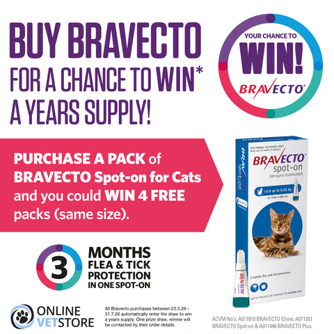 Bravecto Spot-On Small Cat 1.2-2.8kg