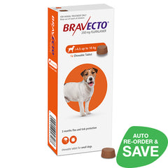 Bravecto Chewable Small Dog 4.5-10kg