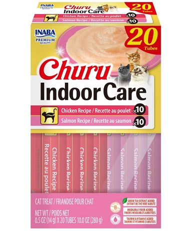 Feline Inaba Churu Pure Indoor Chicken & Salmon Box 20 x 14gm
